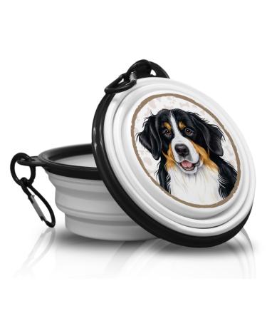5. Berner - Foldable portable drinking bowl with carabiner for on the go. Food bowl pet bowl. Handy and unique.