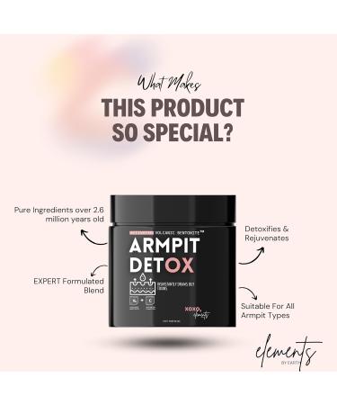 Armpit Detox for Women - Natural Deodorant Transition & DIY Bentonite Clay Underarm Mask | 8 oz Odor Control - Buy Online on GoSupps.com