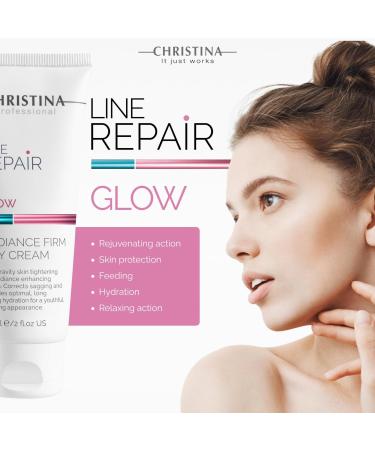 -CHRISTINA- Line Repair - Glow Radiance Firm Day Cream 60ml / 2 fl.oz - Buy Online on GoSupps.com