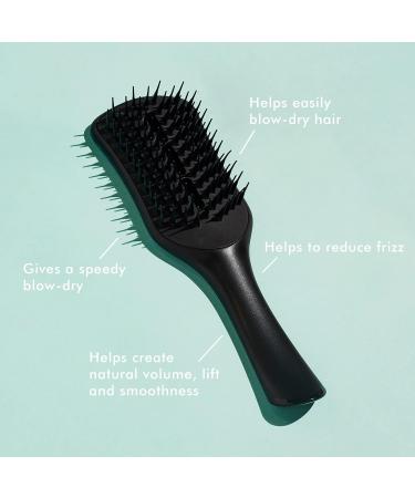 Tangle Teezer Ultimate Blow-Dry Hairbrush for Wet Hair - Enhances Volume & Smoothness | Flex-Teeth for Faster Styling | Jet Black - Buy Online on GoSupps.com