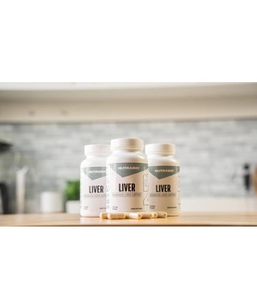 NutraBio Liver Supplement- Advanced Liver Support with Antioxidants Milk Thistle Liver Detox Glutathione Tudca- Promotes Liver Cleanse Detox and Repair- 90 Capsules - Buy Online on GoSupps.com