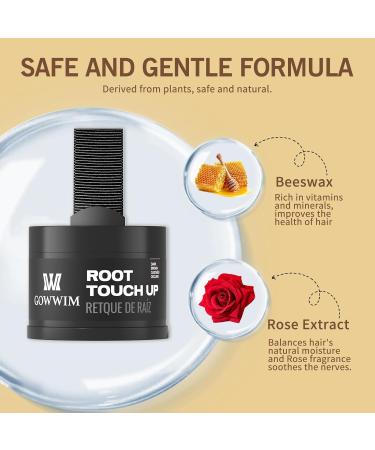  gowwim Gowwim Root Powder 4g Dark Brown - Hair Powder for Men and Women - Waterproof Root Thickening Concealer for Thinning Hair - Buy Online on GoSupps.com