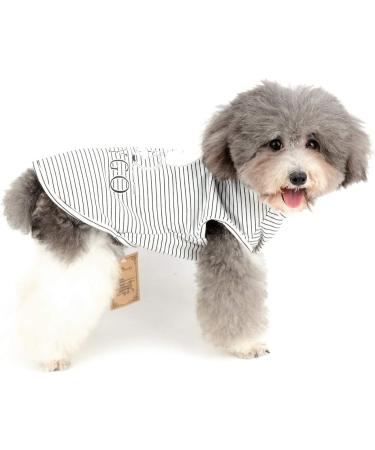 Shop Zweitea Striped Dog T-Shirts | Soft Cotton Summer Vests for Small Dogs & Cats | Perfect for Chihuahuas | XL Size Available - Buy Online on GoSupps.com