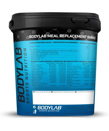 Bodylab24 Vanilla Meal Replacement Shake 960g - Diet Shake for Weight Loss Nutrient-Rich No Added Sugar - Buy Online on GoSupps.com