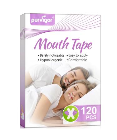 Mouth Tape for Sleeping Mouth Tape for Snoring 120 Pcs Advanced Gentle Mouth Tape Mouth Tape for Nasal Breathing Nighttime Sleeping Mouth Breathing and Loud Snoring Improve Sleep Quality
