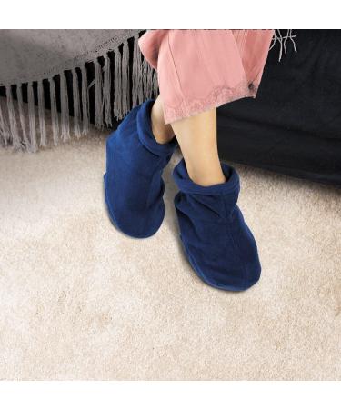Carex Health Brands Bed Buddy Warming Footies in Blue with Clove, Cinnamon, and Eucalyptus - Buy Online on GoSupps.com