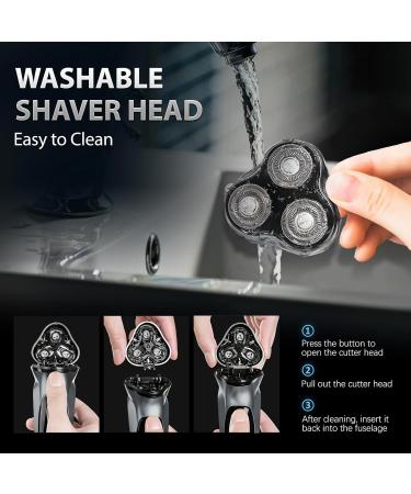 SEJOY Electric Razor for Men - Cordless Washable Rechargeable with LED Display & Pop-Up Trimmer | Perfect for Home & Travel - Buy Online on GoSupps.com
