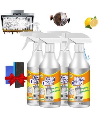 Sciasi Kitchen Foam Cleaner Powerful Kitchen Foam Cleaner Foam Cleaner All Purpose Heavy Duty All-Purpose Kitchen Pots And Pan Cleaner (4)