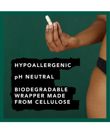 DAME Regular Tampons (x14) | 100% Organic Cotton | Vegan & GOTS Certified | Plastic Free & Compostable - Buy Online on GoSupps.com