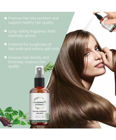 Rosemary Hair Spray Organic Rosemary Oil for Hair Growth Natural Rosemary Hair Oil Smooth & Soft Hair 100ml Rosemary Extract with Castor Seed Oil Prevents Hair Loss and Soothes Scalp - Buy Online on GoSupps.com