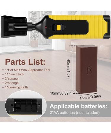 Professional Floor Repair Kit - DIY Scratch & Crack Repair for Hardwood & Furniture | Portable 11 Wax Block Tool - Buy Online on GoSupps.com
