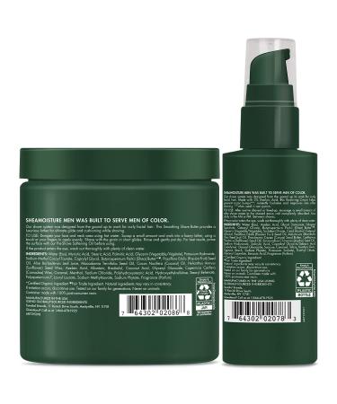 Shea Moisture Men Beard Shaving Kit - Smoothing Shave Butter & After Shave Care Restoring Cream Bundle for Preventing Razor Bumps & Irritation - With Shea Butter and Tea Tree Oil - Buy Online on GoSupps.com