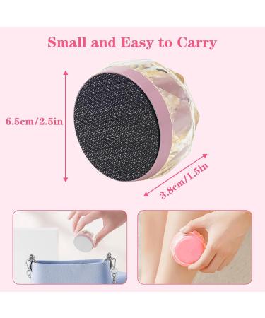 Jkevow Crystal Hair Eraser 2 in 1 Foot File Callus Remover Nano Crystal Hair Remover Stone Nano Crystal Painless Exfoliation Hair Removal Tool for Women & Men - Buy Online on GoSupps.com