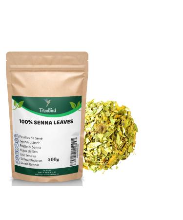 TitanBird 500 g Whole senna leaves Detox tea Powerful Purgative Natural Laxative Promotes Bowel Movement and Cleansing the Intestines Premium Quality