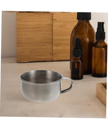 DOITOOL 4pcs Stainless Steel Shaving Soap Bowl Set - Silver Beard Cosmetic 10x8.5cm - Ideal for Men s Grooming - Buy Online on GoSupps.com