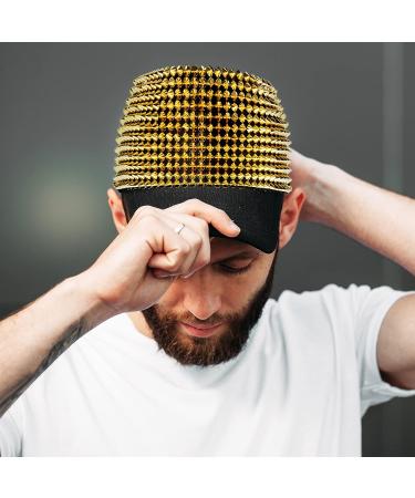 Punk Trim Beads - 3 Yards Sew Stitch On Spike Stud Cone Flatback Rivets in Gold for Clothing, Wedding, Arts & Crafts - Buy Online on GoSupps.com