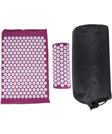 Cosiki Acupress Tower Pad Cushion Set - Comfortable & Durable Massage Yoga Mat | Relaxation Acupuncture Mat for Back & Floor Use - Three-Part Purple - Buy Online on GoSupps.com