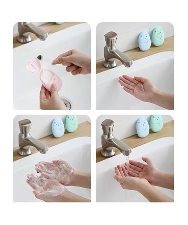 Kcjhagbd 150pcs Disposables Travel Soap Sheets Paper Washing Hand Clean Scented Slices Bath Hand Body Cleaning Soaps for Outdoor Portable Hand Wash - Buy Online on GoSupps.com