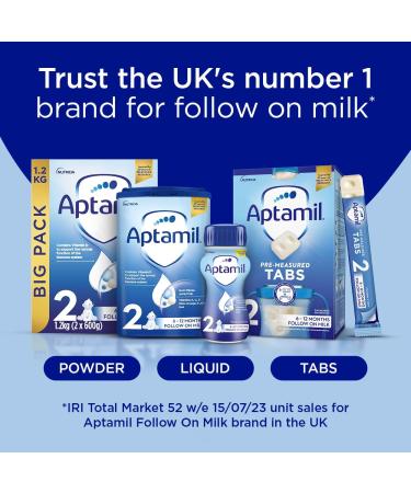  Aptamil Aptamil 2 Follow On Baby Milk Formula 6-12 Months 200 ml - Buy Online on GoSupps.com