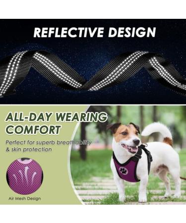 Buy Slowton Dog Harness with Seat Belt for Car - Breathable Latex Fabric Safety Harness for Puppies | Burgundy M - International Shipping Available - Buy Online on GoSupps.com