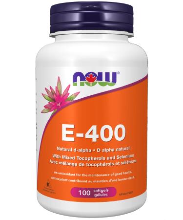 Now E-400 IU with Selenium 100gel