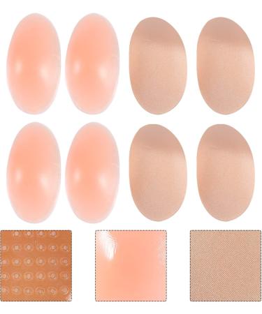 Iwowhero Non-Slip Silicone Shoulder Pads - 4 Pairs Self-Adhesive Push-Up Cushions for Dresses | Invisible Anti-Slip Upholstery 13x8x2.5cm - Perfect for International Shipping - Buy Online on GoSupps.com