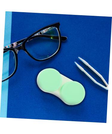 Partykindom 18-Sentence Contact Lens Case - Mini Lens Care Set with Tweezers Multicolored Travel Storage for Eyeglasses & Lenses - Buy Online on GoSupps.com