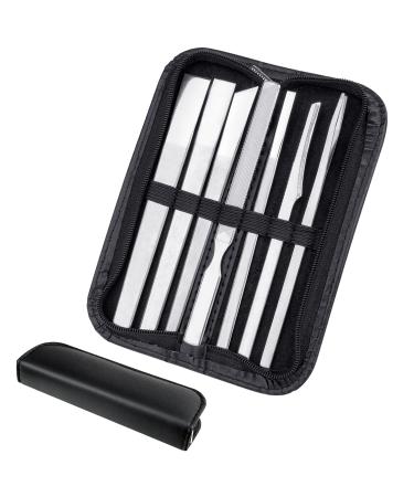 Ajiivao Pedicure Knife Set - 7 Pack | Professional Foot Repair Kit | Ingrown Toenail Tools with Storage Bag | Cuticle Remover and Callus Treatment - Buy Online on GoSupps.com