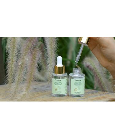 mivida Organic Tea Tree Oil | 100% Pure Premium Grade Oil for Skin Hair Nails & Feet | 1oz / 30ml - International Shipping Available - Buy Online on GoSupps.com