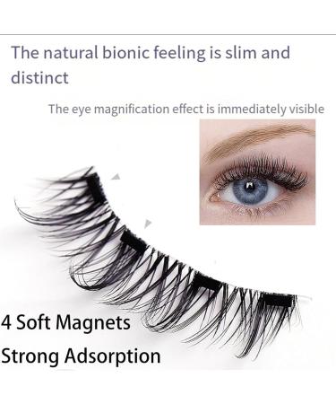 beeto Lumentes Magnetic Eyelashes Lumentes Eyelashes Lumentes Magnetic Lashes Reusable Magnetic Eyelashes Magnetic Eyelashes Natural Look No Glue Eyelashes (Color : KS02-4) - Buy Online on GoSupps.com