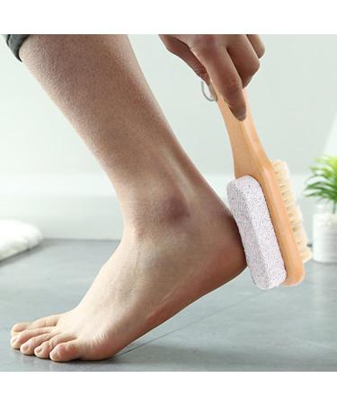 Foot Pumice Dual-Function Foot Pumice Scrubber - Efficient -Shaped Foot Pumice Stone for Feet Dead Dry Skin Removal Callus Cracked Heels - Buy Online on GoSupps.com