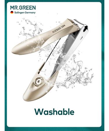 Nail Clipper with Catcher for Thick Nails - Durable Stainless Steel Small Nail Clippers for Men & Women | MR-1111 - Buy Online on GoSupps.com
