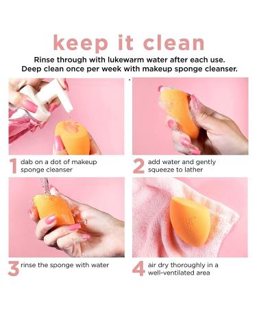Real Techniques Miracle Complexion Sponge - 4 Pack Makeup Blender for Flawless Skin - Buy Online on GoSupps.com