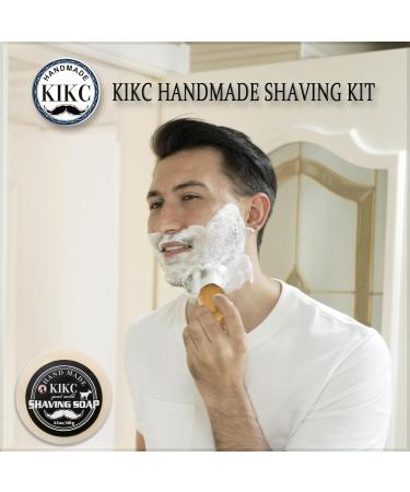 Buy Goat Milk Scented Shaving Soap for Men - 3.5oz Wet Shave Soap - International Shipping Available - Buy Online on GoSupps.com