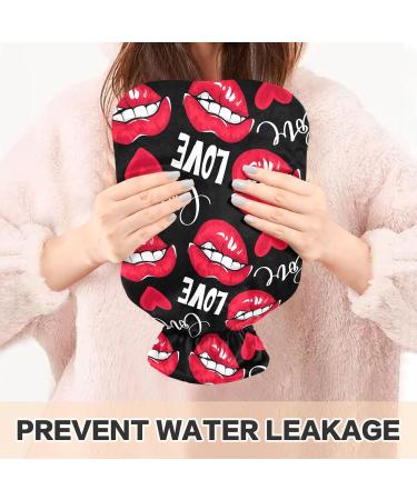 Sexy Red Lips Love Warm Bottle | 2L Heating Bottle for Pain Relief & Cold Therapy - Ideal Heat Bags - Buy Online on GoSupps.com