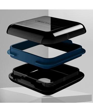 Large Night Mouth Guard & Retainer Case with Hinge Lid - Slim & Cute Design for Teens & Adults - Black (1 Pack) - Buy Online on GoSupps.com