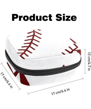 Shop Sport-Ball Baseball Menstrual Pad Bag - Portable Zipper Pouch for Teens & Women - Buy Online on GoSupps.com