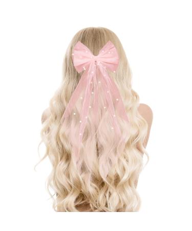 Balle bride big loop bridal ski bride to be pearl hairpin bitch bridal shower gift wedding veil hair veil hair jaw bachelor outlet women decorations pink - Buy Online on GoSupps.com