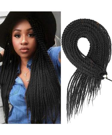 FDEETY 24 Inch Passion Twist Hair Water Wave Crochet Braids for Passion Twist Hair Synthetic Crochet Braiding Hair Long Bohemian Braids Hair Extensions (Black) - Buy Online on GoSupps.com