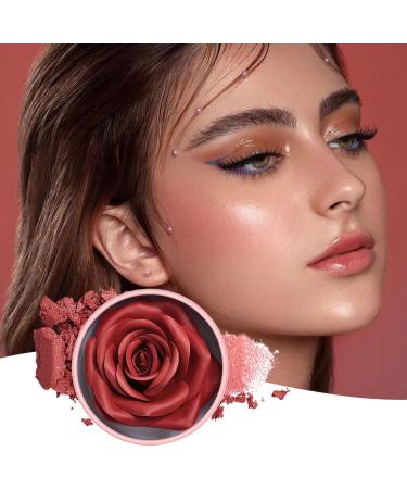 3D Floral Rouge Rouge Compact Soft Silky Cheek Powder Delicate Layered Pigment Suitable Daily Beauty Lustups Special Occasions Natural Glow 1 - Buy Online on GoSupps.com