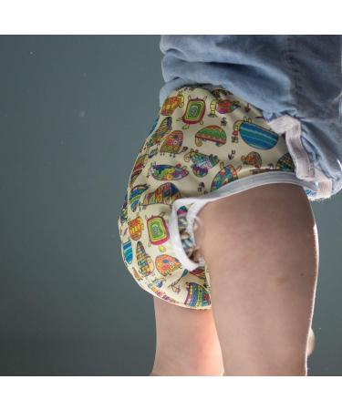 Avo&Cado Sprout Overpants Size 2 - Happy Turtles Pattern | Eco-Friendly Kids Apparel - Buy Online on GoSupps.com