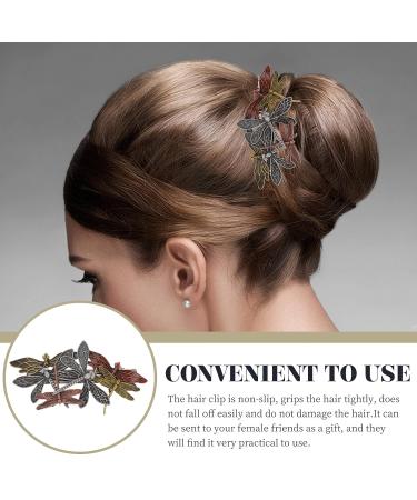 Beaupretty Vintage Dragonfly Hair Clip for Women - Metal French Barrette Hairpin Spring Clip for Girls - 9.6x4.7cm - Buy Online on GoSupps.com