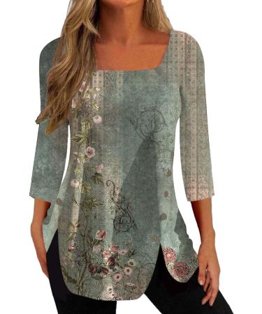 TsaChick Women's Sweatshirt: Side Button Top, Long Sleeve Square Neck Shirt, Black Hoodie Army Green, Solid Fitted, Sizes S-XXL | WYB47 - Buy Online on GoSupps.com