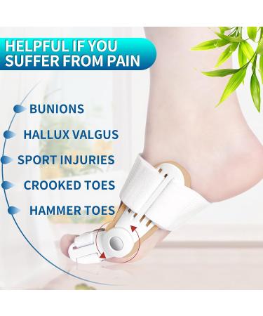 Best Bunion Corrector - Orthopedic Splint for Hallux Valgus & Hammer Toe - Men & Women Night Use - Buy Online on GoSupps.com