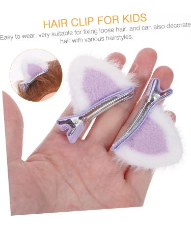 minkissy 20 Pairs Children's Hairpin Cat Ears Plush Ear Hair Clips Furry Ear Hair Clips Ears Hair Clip Little Girl Hair Clips Barrettes for Girls Kids Hairpins Baby Bangs Fabric Kitten - Buy Online on GoSupps.com