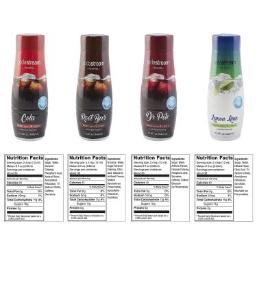 Sodastream Original Variety Pack 440ml - 4 Pack | Refreshing Soda Flavors - Buy Online on GoSupps.com