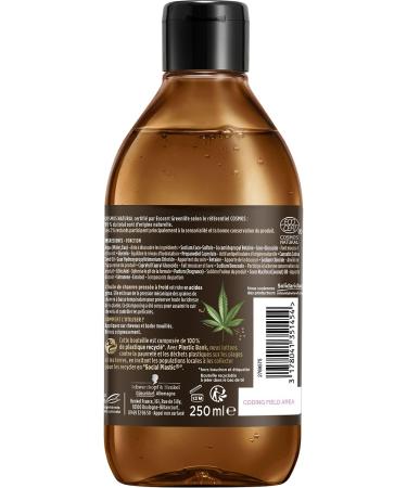 Nature Box - 3 in 1 Anti-Dandruff Shampoo - With Cold Pressed Hemp Oil - Hair / Scalp / Beard - 98% Natural Ingredients - 250 ml Bottle - Buy Online on GoSupps.com