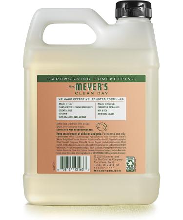 Mrs. Meyer's Geranium Hand Soap Refill - 33 fl. oz, Biodegradable Formula with Essential Oils - Buy Online on GoSupps.com