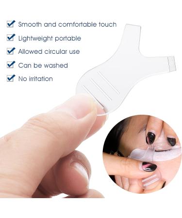Molain Mini Y Shape Eyelash Brush 50 Pieces Silicone Grafting Eyelash Lift Brush for Lash Perm Eyelash Extension Cleanup Supplies - Buy Online on GoSupps.com