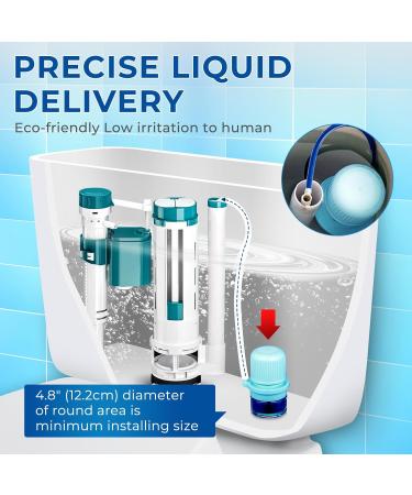 1800 Flushes Toilet Bowl Cleaner - Long-Lasting Automatic System for Sparkling Clean Toilets | International Shipping Available - Buy Online on GoSupps.com